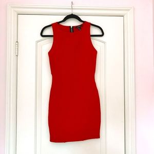 Forever 21 form fitting red dress